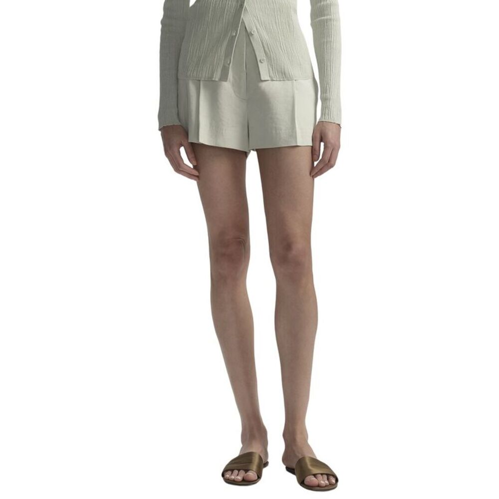 A.L.C. Womens  Winston Linen-Blend Short, Green